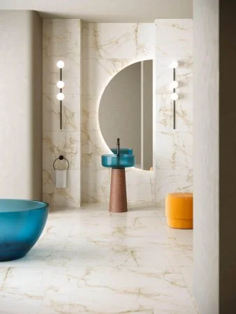 Керамогранит Coliseum Канова Уайт 60х60 (Натуральный и Реттифицированный) в Новосибирске