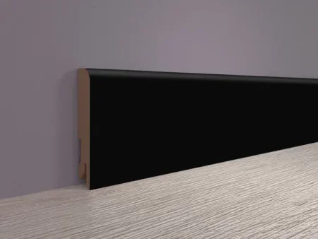 Плинтус MDF Bonkeel 24032 Чёрный Софт (100х16х2400 мм) в Новосибирске