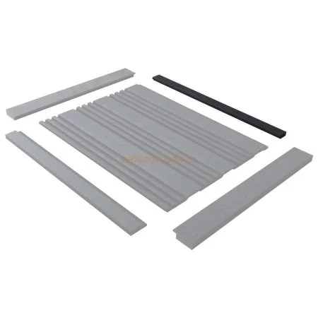 Финишный молдинг LF124B BK114K левый декорированный (31х12х2700мм) в Новосибирске