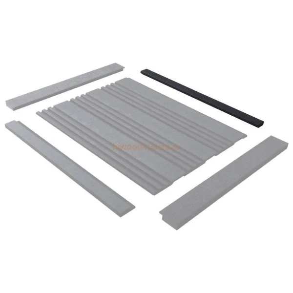 Финишный молдинг LF124B BK114K левый декорированный (31х12х2700мм) в Новосибирске