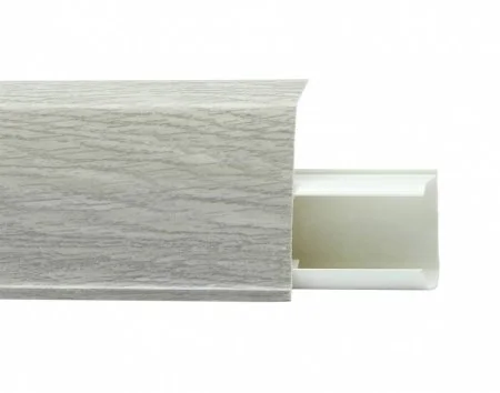 Пластиковый плинтус Royce №545 Дуб Париж (55х23х2200мм) в Новосибирске