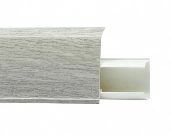 Пластиковый плинтус Royce №545 Дуб Париж (55х23х2200мм) в Новосибирске