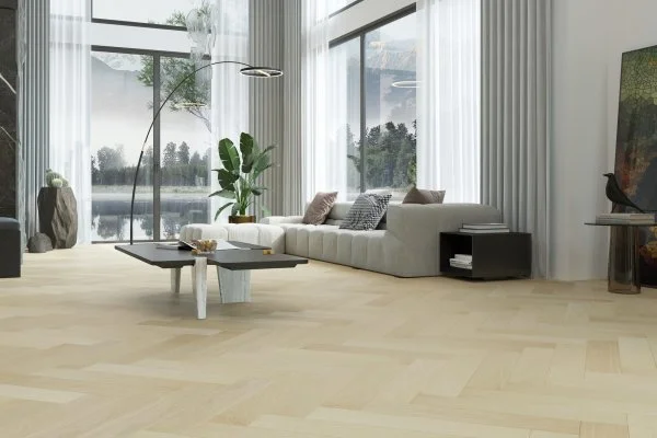 Паркетная доска Quartz Parquet Английская Ёлка Дуб Испанский 33-404 в Новосибирске