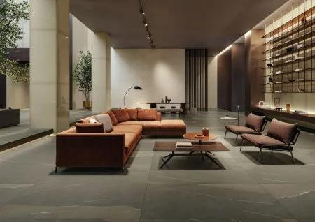 Керамогранит Italon Метрополис Аркадиа Браун 80х160 (Натуральная и Реттифицированная) в Новосибирске