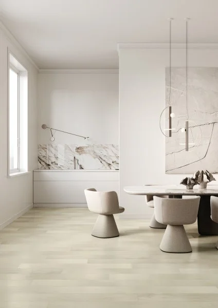 Паркетная доска Quartz Parquet Классик 7 мм Клён Американский Белый 400-56 в Новосибирске