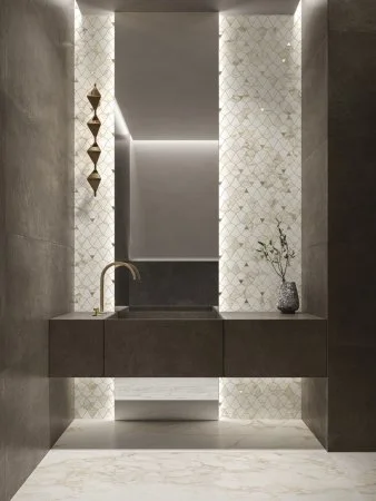 Керамогранит Italon Этернум Кофи 60х120 (Натуральная и Реттифицированная) в Новосибирске