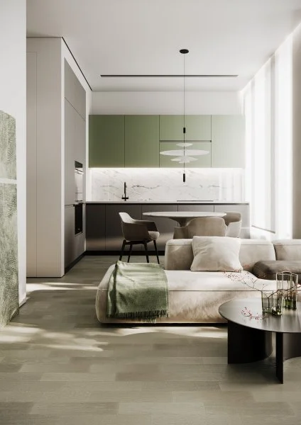 Паркетная доска Quartz Parquet Штучный паркет Дуб Лунный 44-1258-08 в Новосибирске