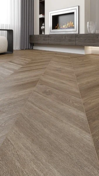 Кварц-виниловая плитка Alpine Floor Chevron Макадамия ECO 20-5 (2,5 мм. 43 класс) в Новосибирске