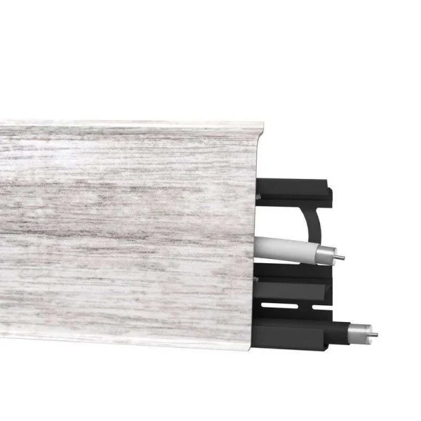 Плинтус пластиковый Arbiton INDO70 131 Дуб Филадельфия 2,5 м в Новосибирске