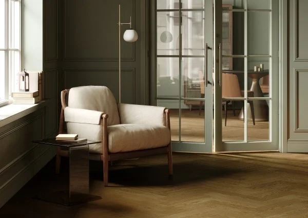 Паркетная доска Quartz Parquet Штучный паркет Дуб Кедровый Латте 44-1258-59 в Новосибирске