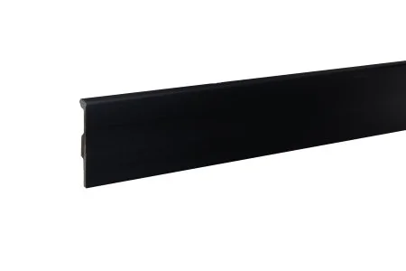 Плинтус дюрополимерный Bonkeel 02 Черный (80х14х2000 мм) в Новосибирске