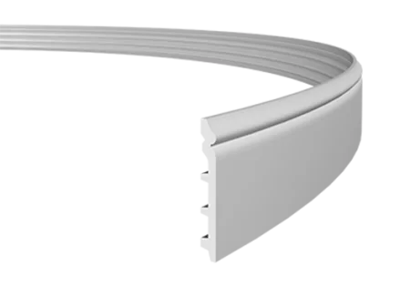 Плинтус Европласт 1.53.110 (138х19х2000 мм) Гибкий в Новосибирске