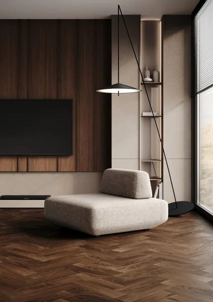 Паркетная доска Quartz Parquet Штучный паркет Орех Американский 44-400-29 в Новосибирске