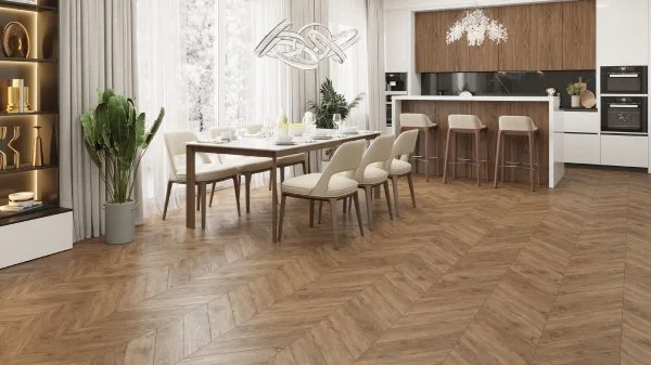 Кварц-виниловая плитка Alpine Floor Chevron Гевуина ECO 20-10 (2,5 мм. 43 класс) в Новосибирске