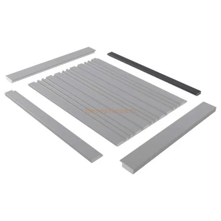 Финишный молдинг LF124B GR3 левый декорированный (31х12х2700мм) в Новосибирске