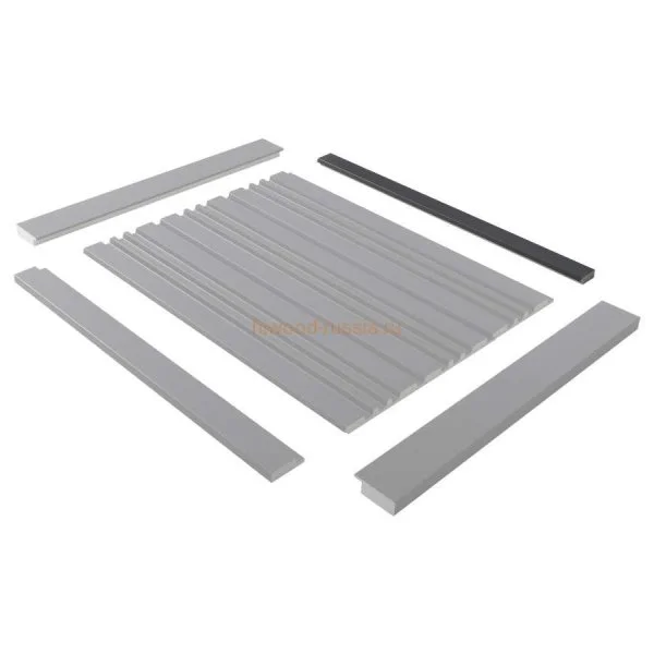 Финишный молдинг LF124B GR3 левый декорированный (31х12х2700мм) в Новосибирске