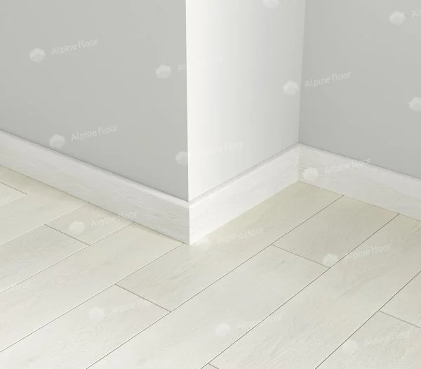 Кварцевый плинтус Alpine Floor Parquet Light 13-0 Белый в Новосибирске