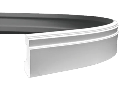 Плинтус Европласт 1.53.101 (110х26х2000 мм) Гибкий в Новосибирске