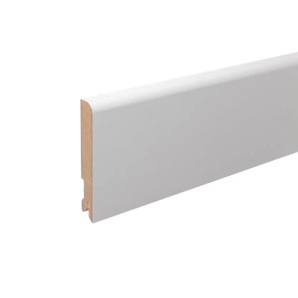 Плинтус MDF Bonkeel 24016 Белый (100х16х2400 мм) в Новосибирске