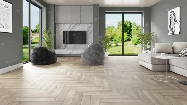 Кварц-виниловая плитка Alpine Floor Parquet Дуб Натуральный Отбеленный ЕСО 16-5 2.5 мм. 43 класс в Новосибирске