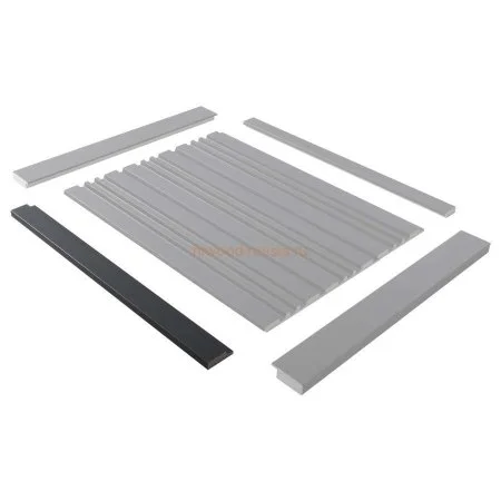 Финишный молдинг LF124A GR3 правый декорированный (42х12х2700мм) в Новосибирске