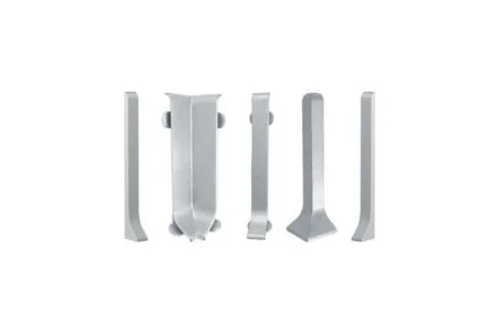 Соединитель для плинтуса ЭлитПроф Плоский 80 (ПВХ) в Новосибирске