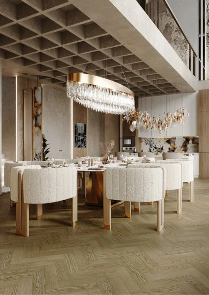 Паркетная доска Quartz Parquet Штучный паркет Дуб Конго 44-1258-54 в Новосибирске