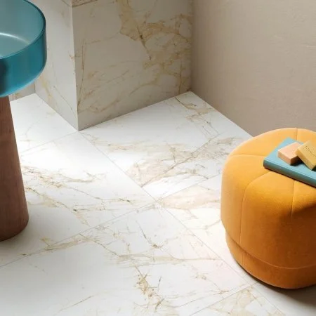 Керамогранит Coliseum Канова Уайт 60х60 (Натуральный и Реттифицированный) в Новосибирске