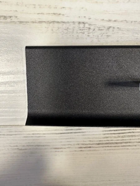 Алюминиевый плинтус Bonkeel ПЛ80 515л Черный (78,5х11,2х2500мм) в Новосибирске