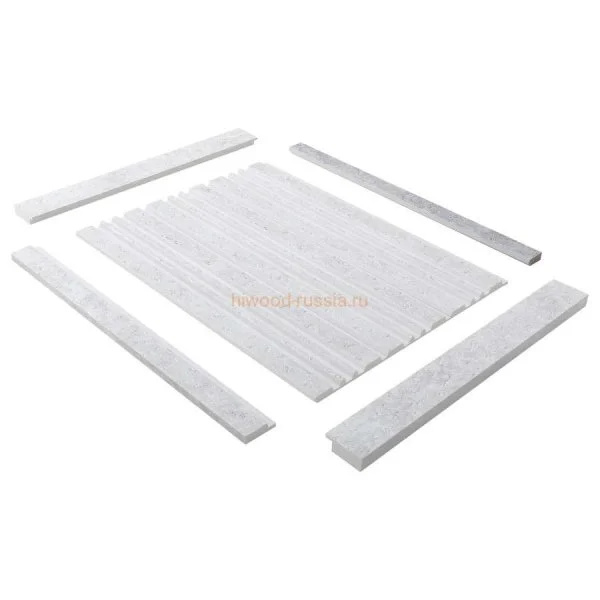 Финишный молдинг LF124B W50 левый декорированный (31х12х2700мм) в Новосибирске