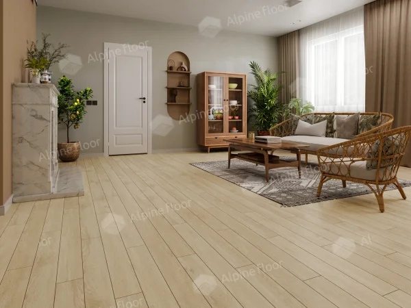 Каменно-полимерная плитка Alpine Floor Grand Sequoia Village Камфора ECO 11-507 4мм, 43 класс в Новосибирске