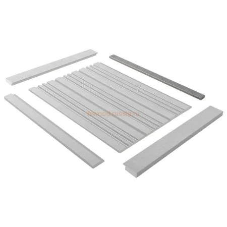 Финишный молдинг LF124B S339S левый декорированный (31х12х2700мм) в Новосибирске