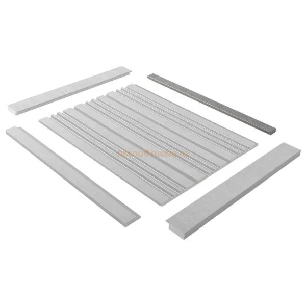 Финишный молдинг LF124B S339S левый декорированный (31х12х2700мм) в Новосибирске