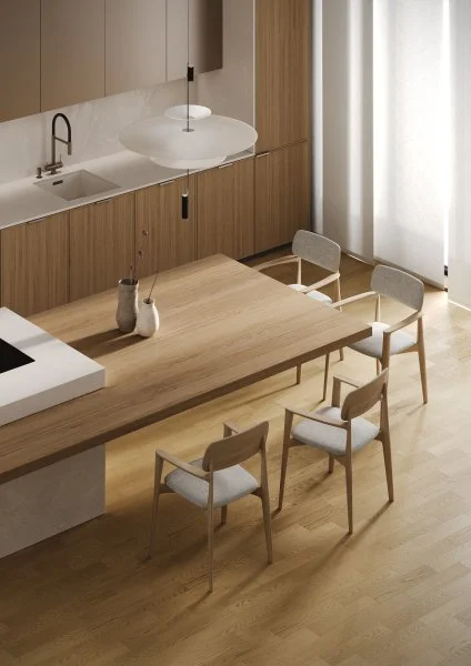 Паркетная доска Quartz Parquet Штучный паркет Дуб Шампань 44-414 в Новосибирске