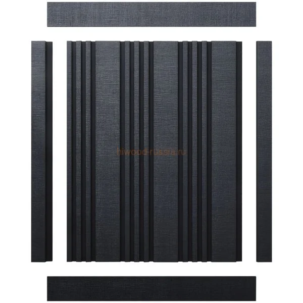 Финишный молдинг LF124B BK114K левый декорированный (31х12х2700мм) в Новосибирске