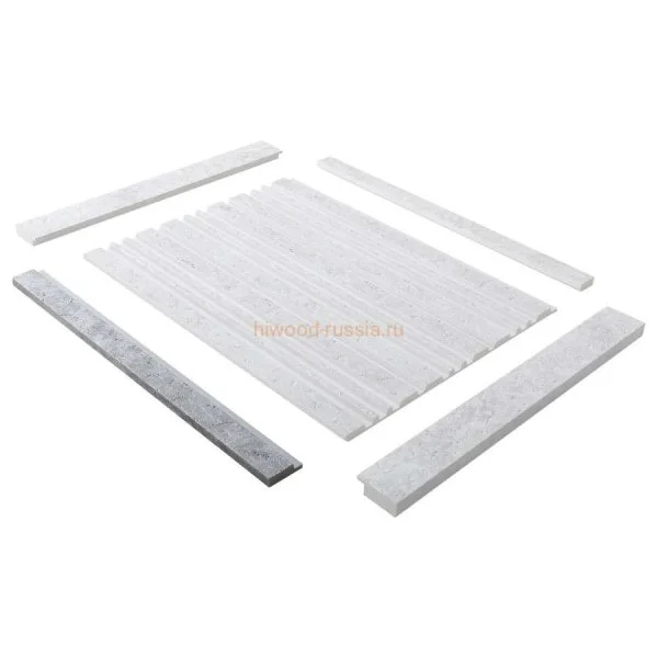 Финишный молдинг LF124A W50 правый декорированный (42х12х2700мм) в Новосибирске