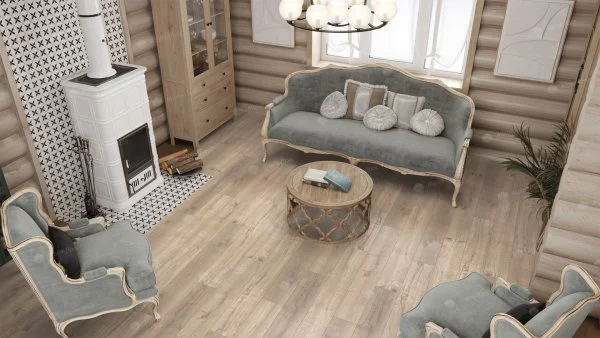 Каменно-полимерная плитка Alpine Floor Real Wood Дуб Натуральный ECO 2-5, 6 мм 43 класс в Новосибирске