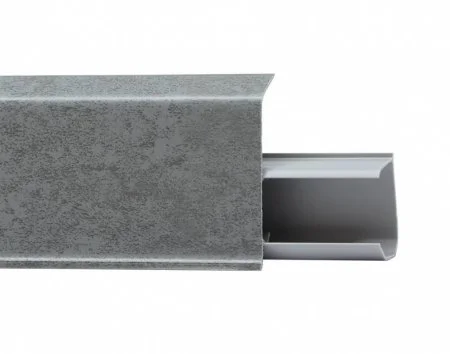 Пластиковый плинтус Royce №551 Грей (55х23х2200мм) в Новосибирске