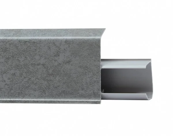 Пластиковый плинтус Royce №551 Грей (55х23х2200мм) в Новосибирске