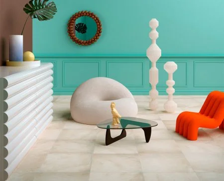 Керамогранит Coliseum Ривьера Уайт 60х60 (Натуральный и Реттифицированный) в Новосибирске