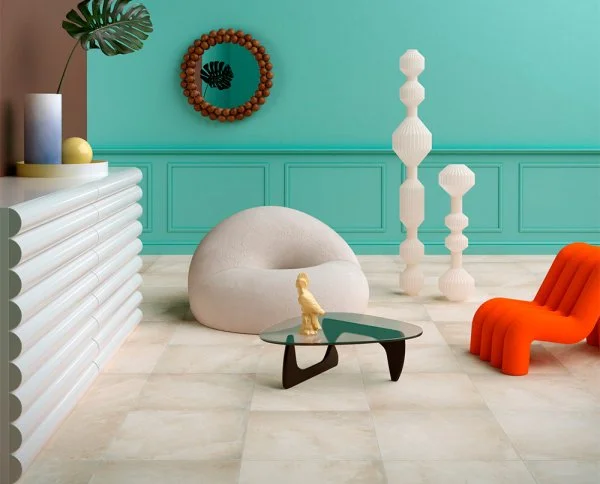 Керамогранит Coliseum Ривьера Уайт 60х60 (Натуральный и Реттифицированный) в Новосибирске