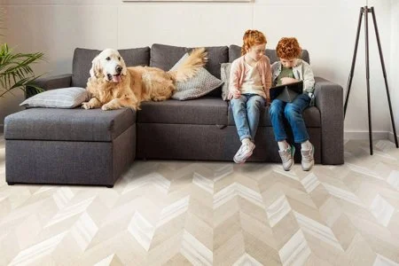 Пробковое покрытие CorkStyle Chevron Creme в Новосибирске