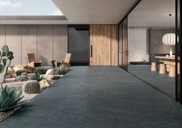 Керамогранит Vitra QuarStone Антрацит 60х60 (Натуральная и Реттифицированная) в Новосибирске