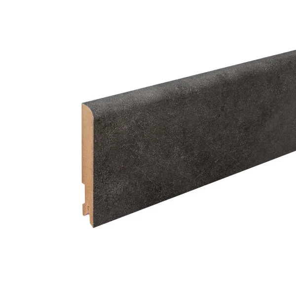 Плинтус MDF Bonkeel 24064 Бетон Лофт Графит (100х16х2400 мм) в Новосибирске