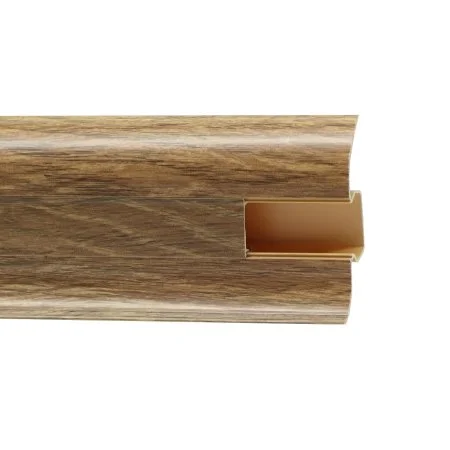 Пластиковый плинтус Royce №804 Дуб Викторианский (58х22х2200мм) в Новосибирске