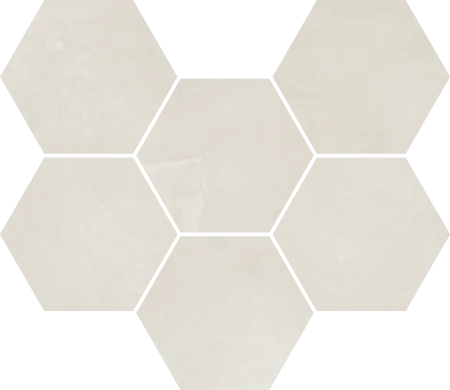 Керамогранит Italon Континуум Полар Мозаика Гексагон (Натуральная 25х29) в Новосибирске