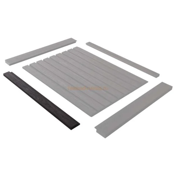 Финишный молдинг LF124A BR395 правый декорированный (42х12х2700мм) в Новосибирске