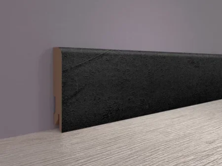 Плинтус MDF Bonkeel 24034 Чёрный Лофт (80х16х2400 мм) в Новосибирске