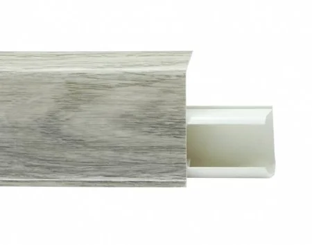 Пластиковый плинтус Royce №549 Дуб Альба (55х23х2200мм) в Новосибирске