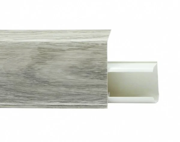 Пластиковый плинтус Royce №549 Дуб Альба (55х23х2200мм) в Новосибирске